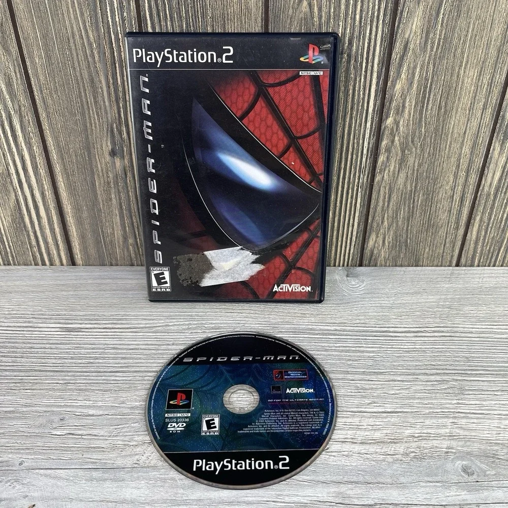 Spider-Man (Sony PlayStation 2, 2002) Tested Working